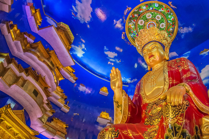 绍兴第一站,就去了位于绍兴会稽山西北端的兜率天景区!