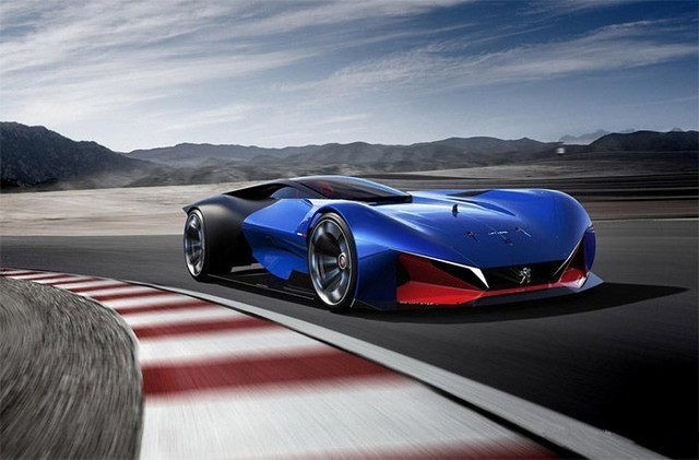 无缘现实世界标致l750rhybrid概念车