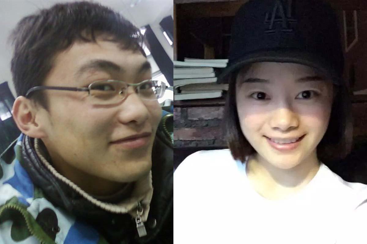 李东恒28岁,妻子吴瑞,29岁,安徽亳州人.图为2人大学时的照片.