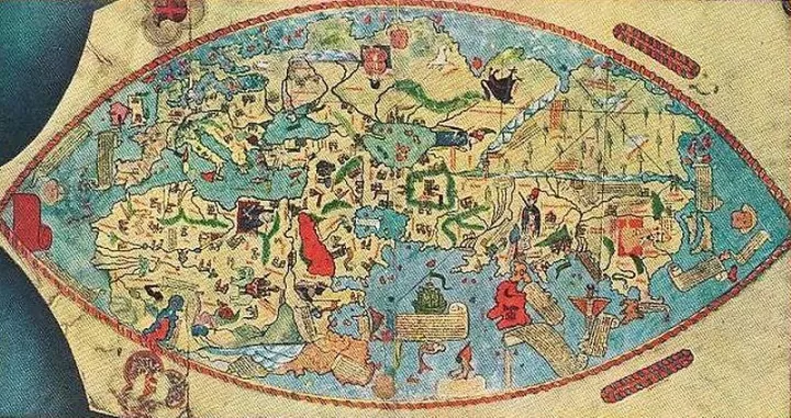 古代的世界地图都什么样?有的精细有的粗糙