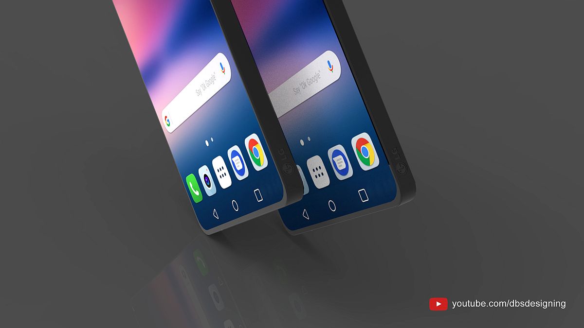 lgg7概念设计前后双摄屏下指纹识别