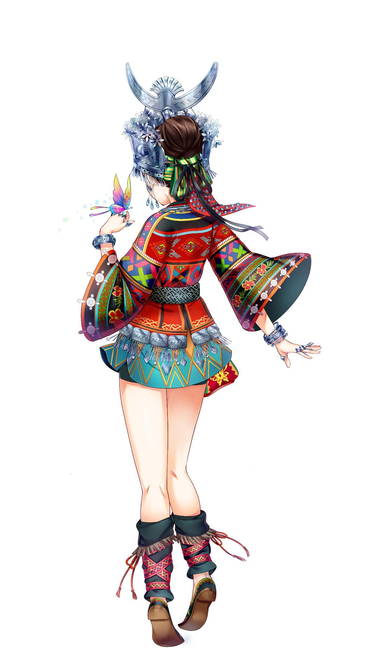 最传统牵手最时尚-苗族美神"仰阿莎"动漫形象发布