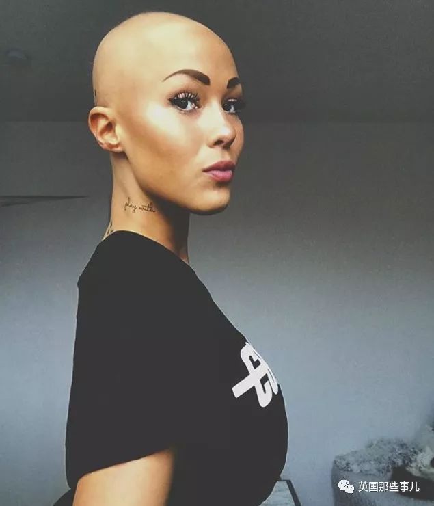 发型对颜值很重要?这位光头小姐姐证明,不存在的