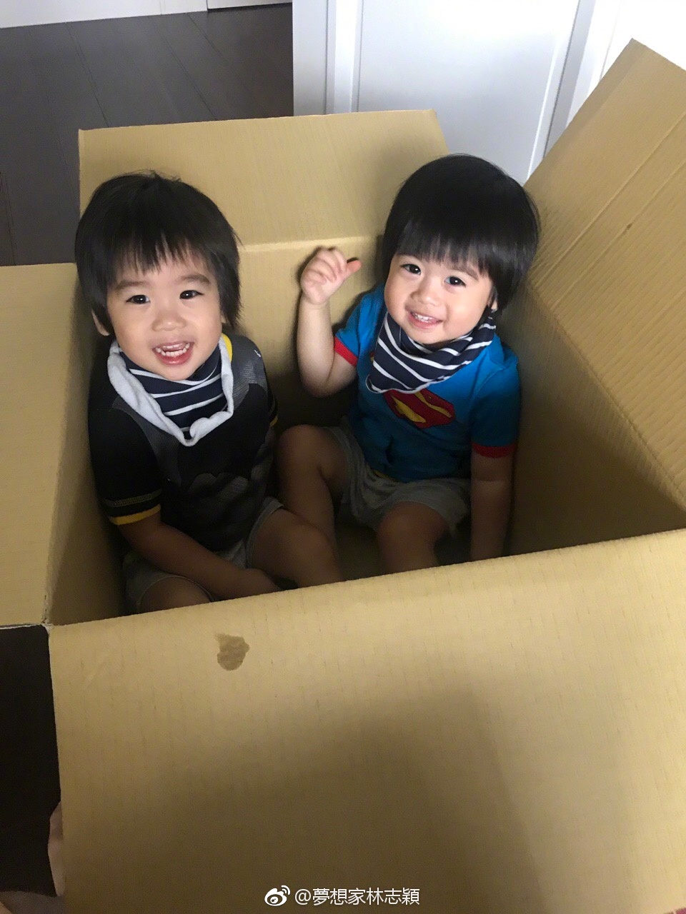 不过,林志颖的三个儿子真的是完美的遗传了他的优秀基因,一个比一个帅