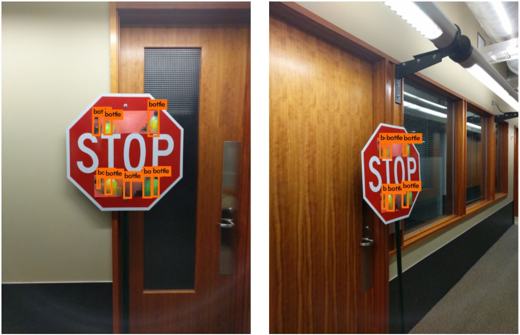 几张贴纸就让神经网络看不懂道路标志,伯克利为真实环境生成对抗