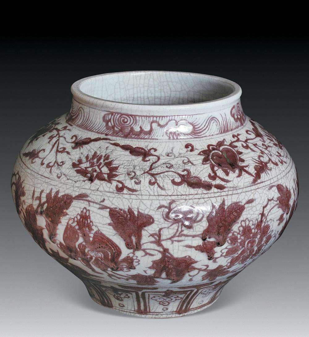 瓷器里面有一种红叫做釉里红