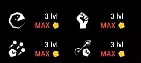 每种防御塔都有四种升级选项:攻击范围,伤害,攻击速度,炮塔旋转和子弹