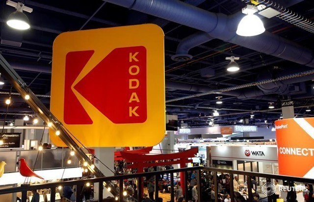 柯达宣布将推出柯达币公司股价随后飙升