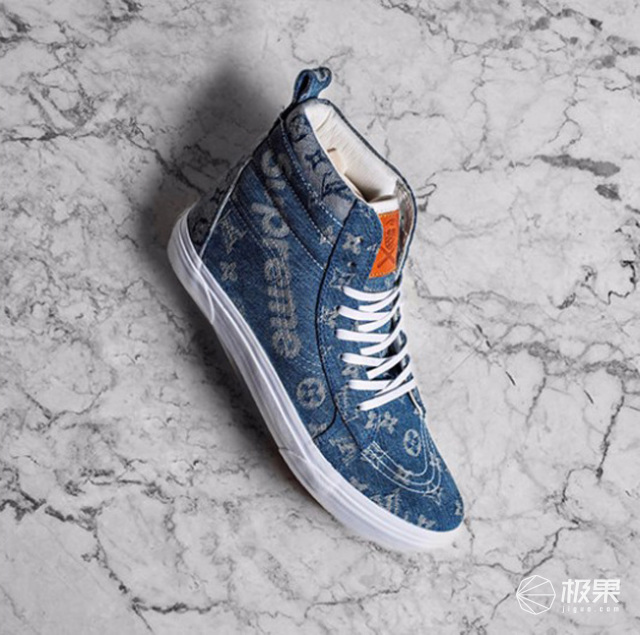 lvxsupreme联名款发布城市牛仔潮流炫酷