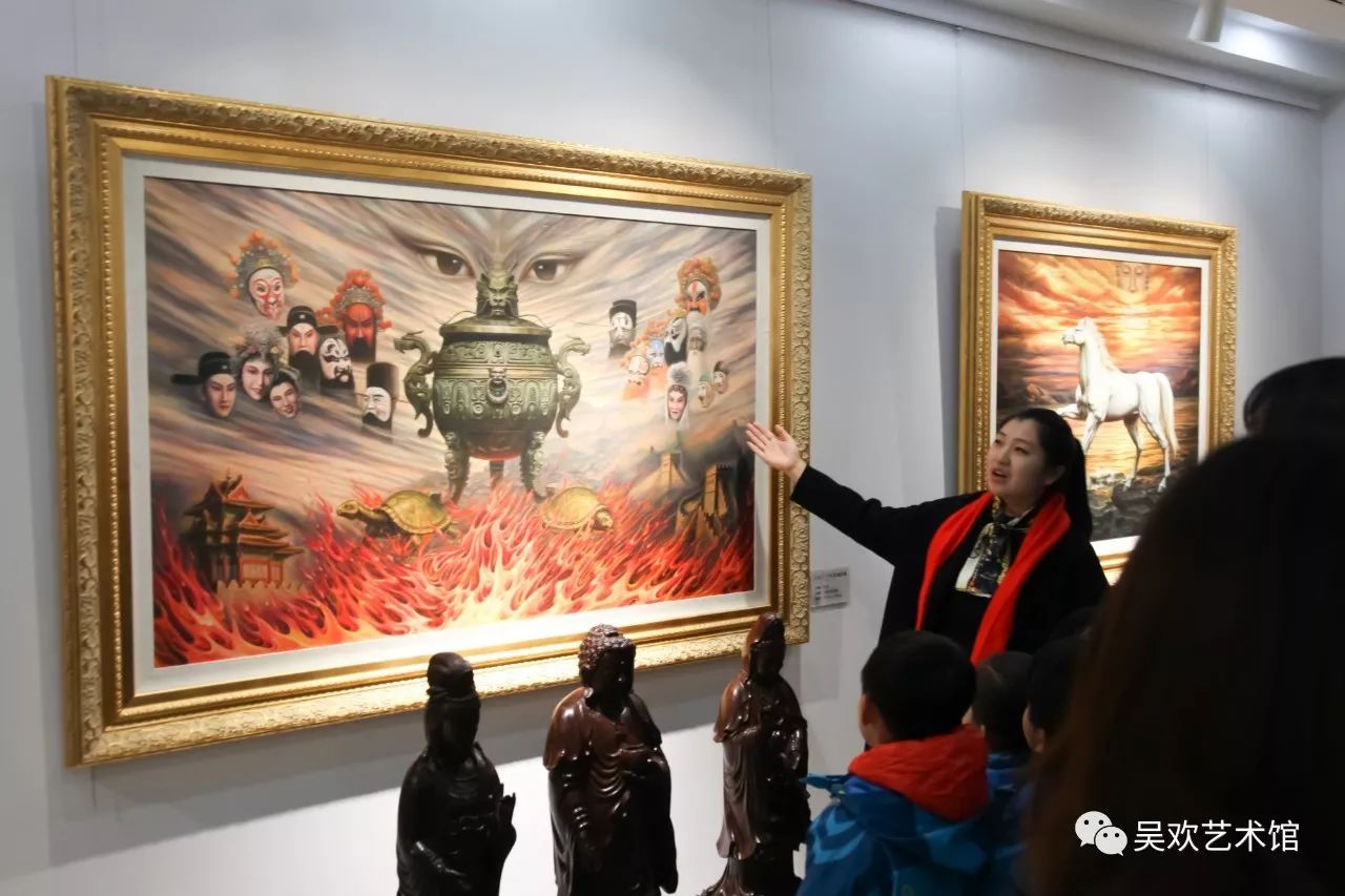 吴欢艺术馆丨抡才书院余墨社联合举办2018迎新春笔会