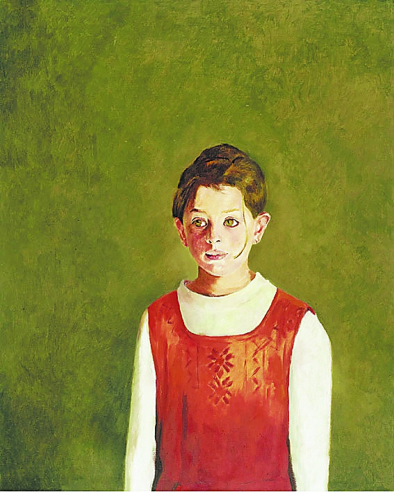 驻村工作队给热依汗古丽家引来了自来水. 幸福水(油画)□白钢