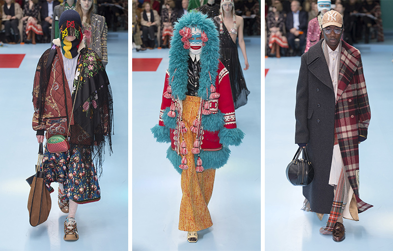 gucci2018秋冬系列michele用一种浪漫复古的解读新潮流