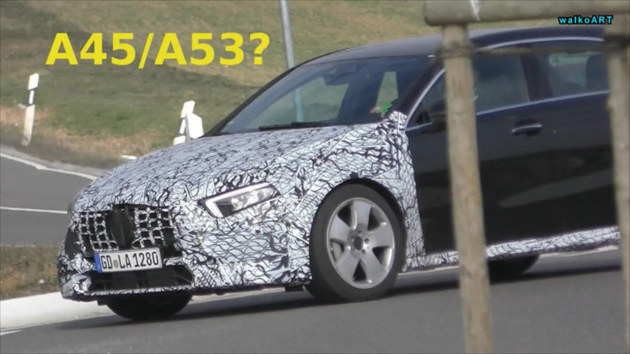 奔驰AMG A35/A45最新谍照 A45将更加激进_凤凰网汽车_凤凰网