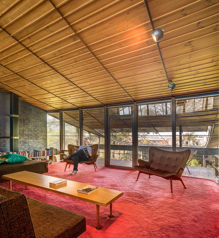 1958年建筑师Robin Boyd为自己设计的自宅 Robin Boyd House II_凤凰网健康_凤凰网