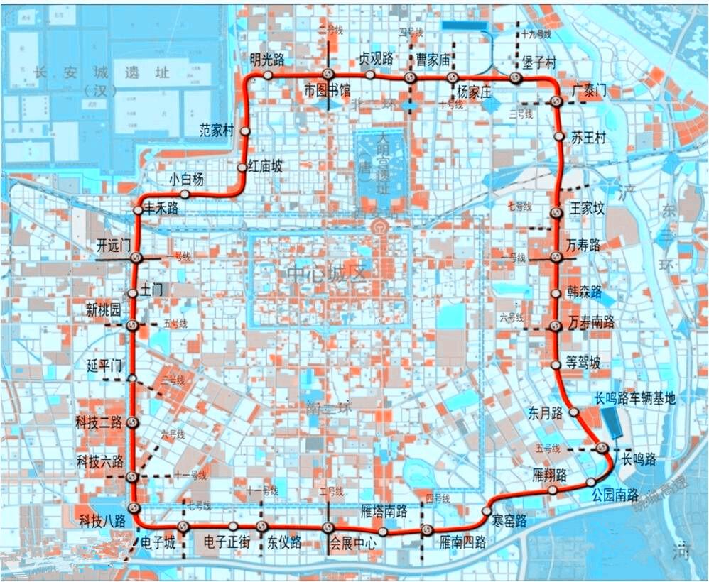 西安主城人口是多少_西安人口密度分布图(2)