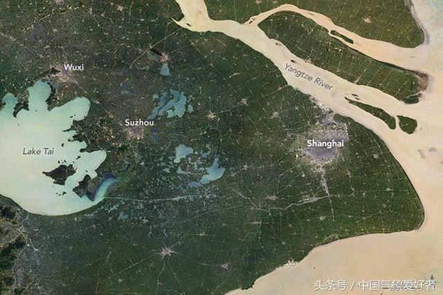 美国卫星监控中国30年上海市长江口变化前所未有