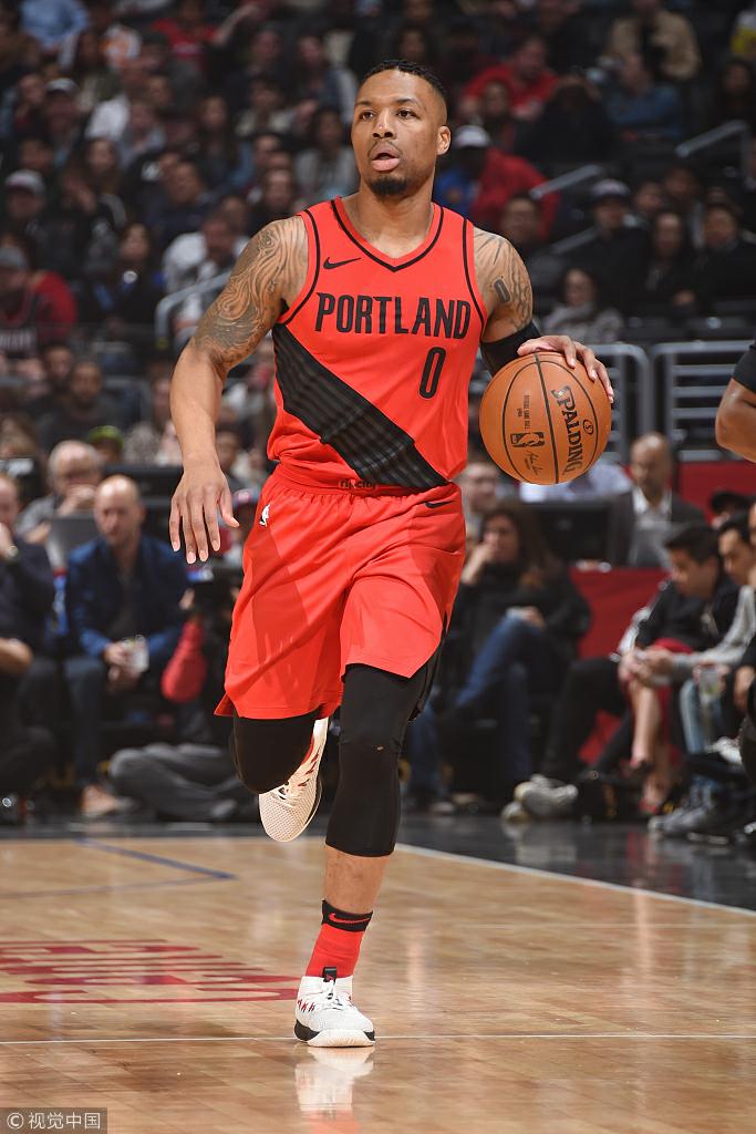 利拉德进攻北京时间3月19日,开拓者客场以122-109大胜快船,豪取13连胜