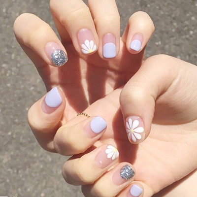 春天来了, 来款让人心动的小雏菊美甲, 你值得拥有_凤凰网时尚_凤凰网