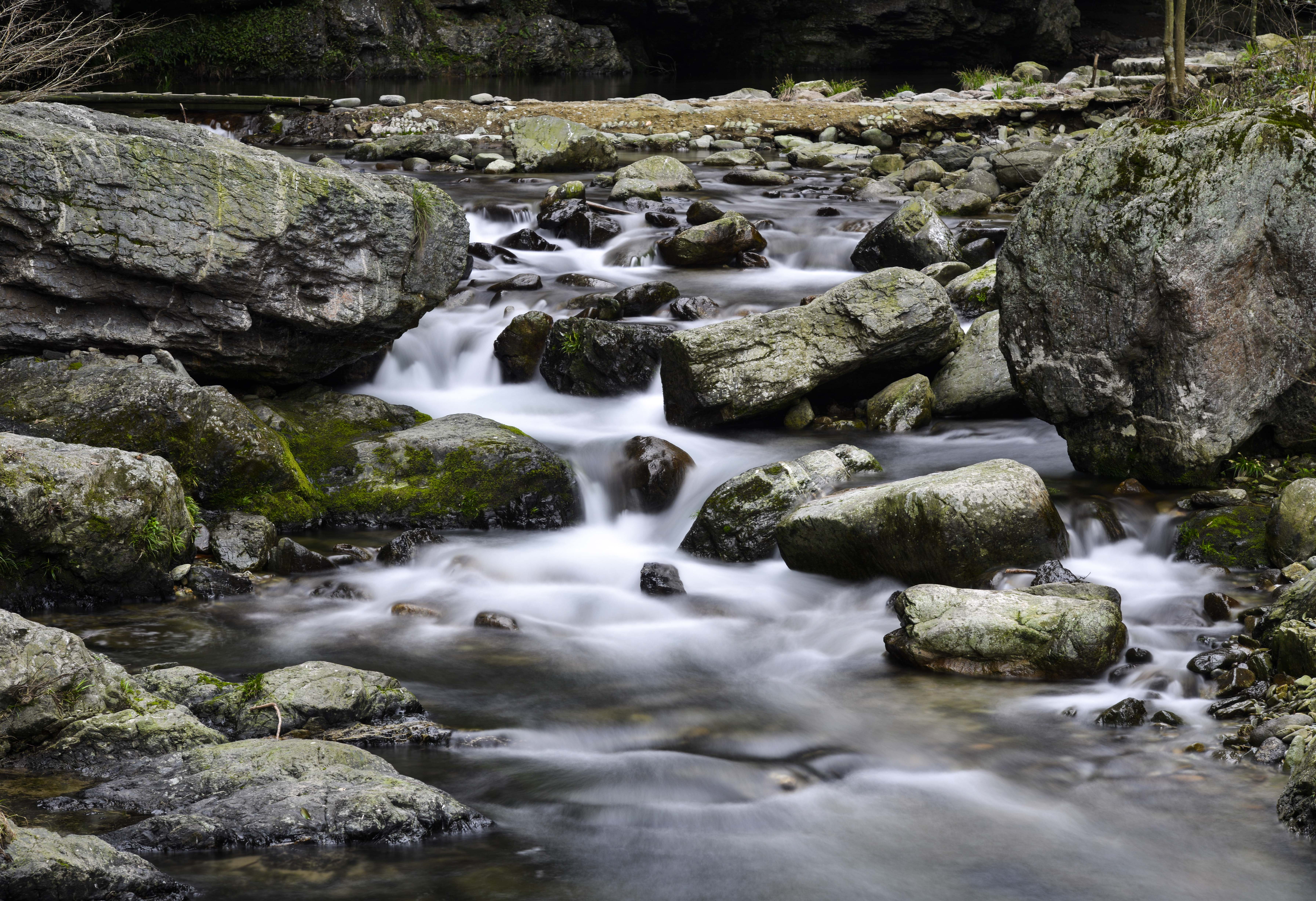 五溪山水墨丹青山着色花溪曲径梦相求