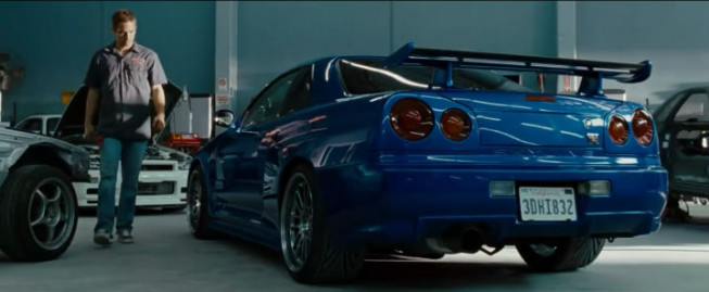 《速度与激情》系列电影中,日产gt-r几乎成了主角布莱恩·奥康纳的