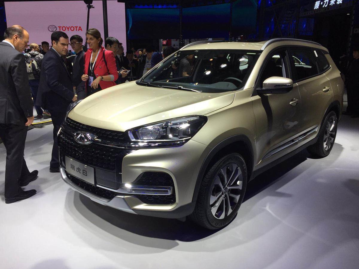 北京车展奇瑞全新中型suv瑞虎8上市98万元起售