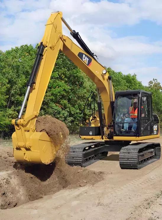 为什么城市改造市政工程都喜欢用卡特313d2gc挖掘机