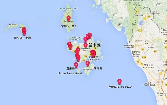 这样一个治愈的海岛位于马六甲海峡,槟榔屿的北方,是马来西亚吉打州最