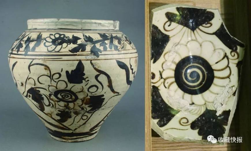 元代磁州窑菊纹研究兼谈对元青花的影响