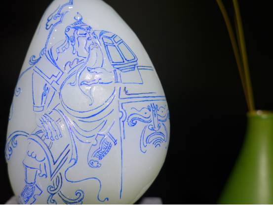 玉雕大师崔磊风格和田玉关公创作流程曝光,你怎么看