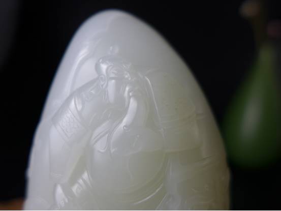 玉雕大师崔磊风格和田玉关公创作流程曝光,你怎么看