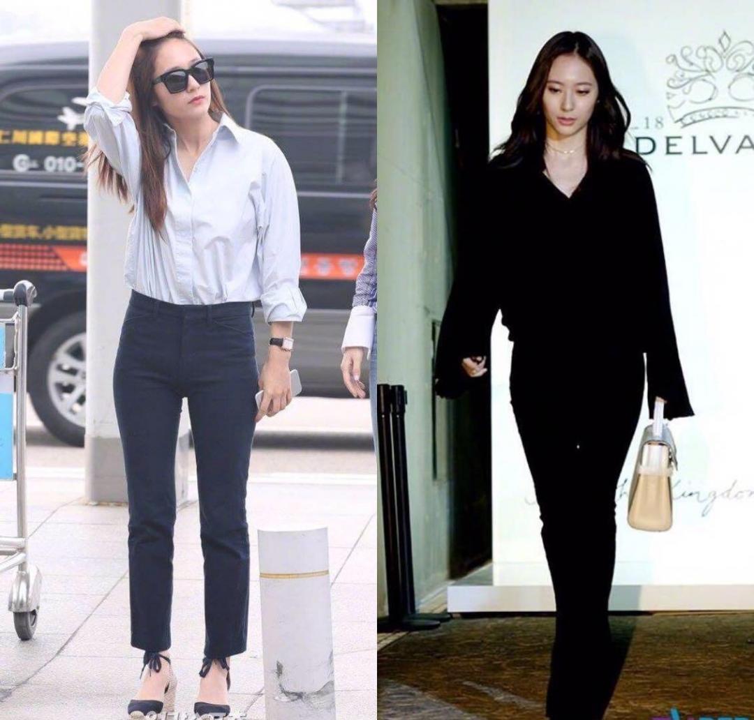 krystal郑秀晶机场私服穿搭—时尚女性穿搭范本