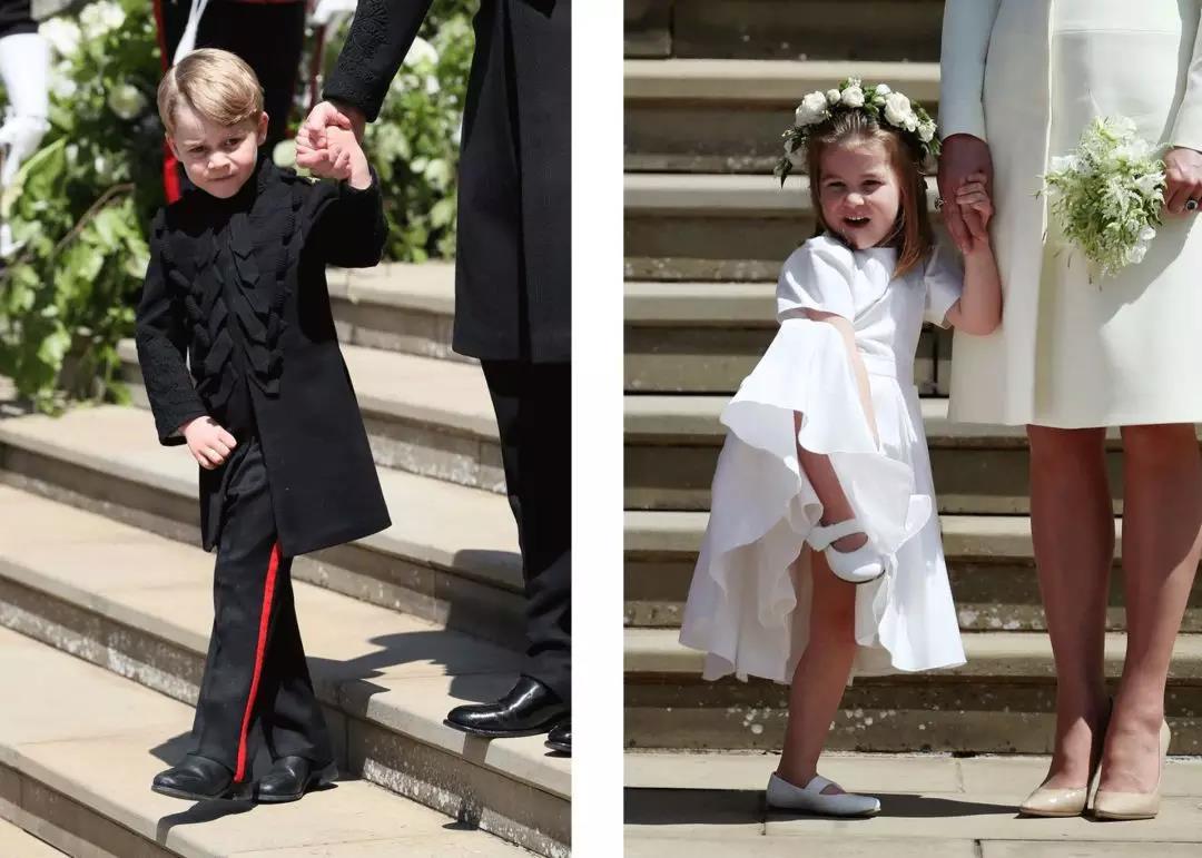 婚礼最抢镜的应该就是充当花童的夏洛特公主和乔治小王子了吧,简直是