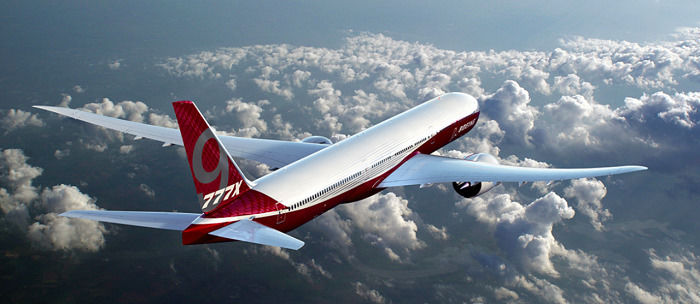 波音777x喷气客机的铰链式折叠翼尖设计通过faa批准