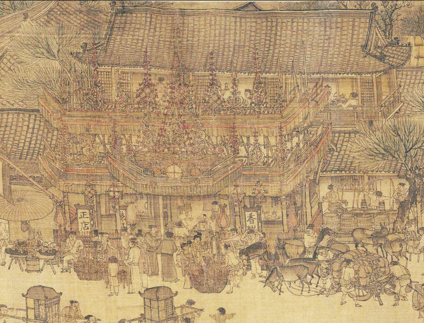 18 个《清明上河图》里隐藏的小细节,原来宋朝社恐这么普遍