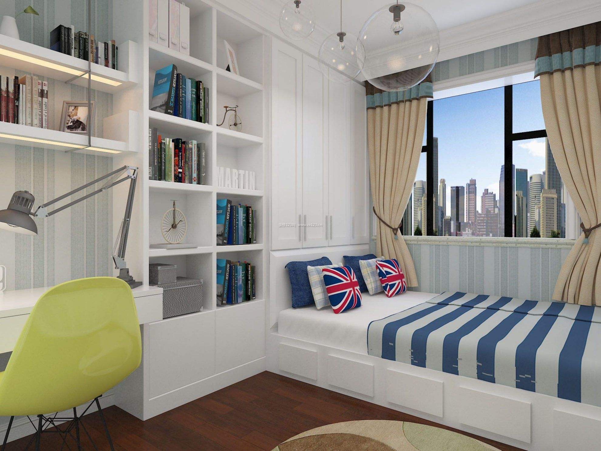 设计师一般会选用这9个方法来增加小卧室的空间感你学会了么