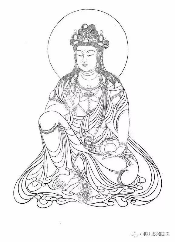玉雕大师工作室流出27张观音画稿,太漂亮了,抓紧收藏