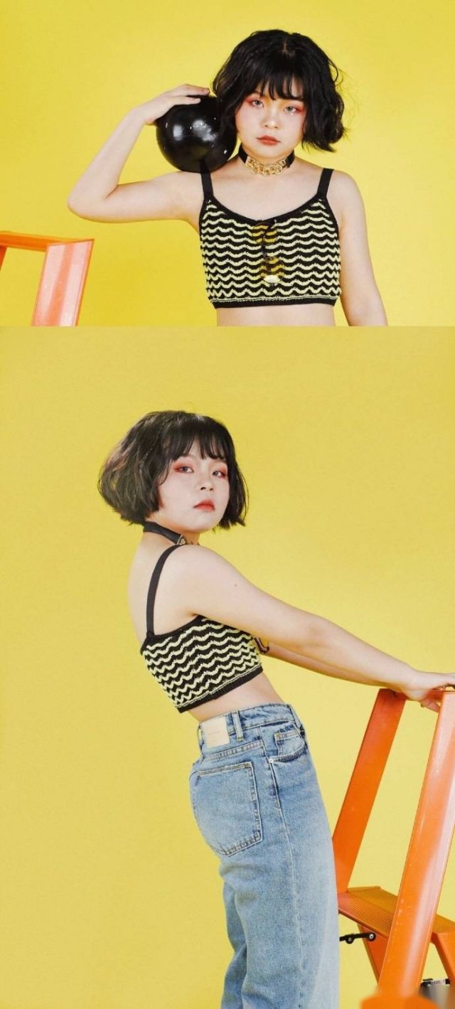 3unshine最新写真曝光,画完妆的dora简直比杨超越都美!