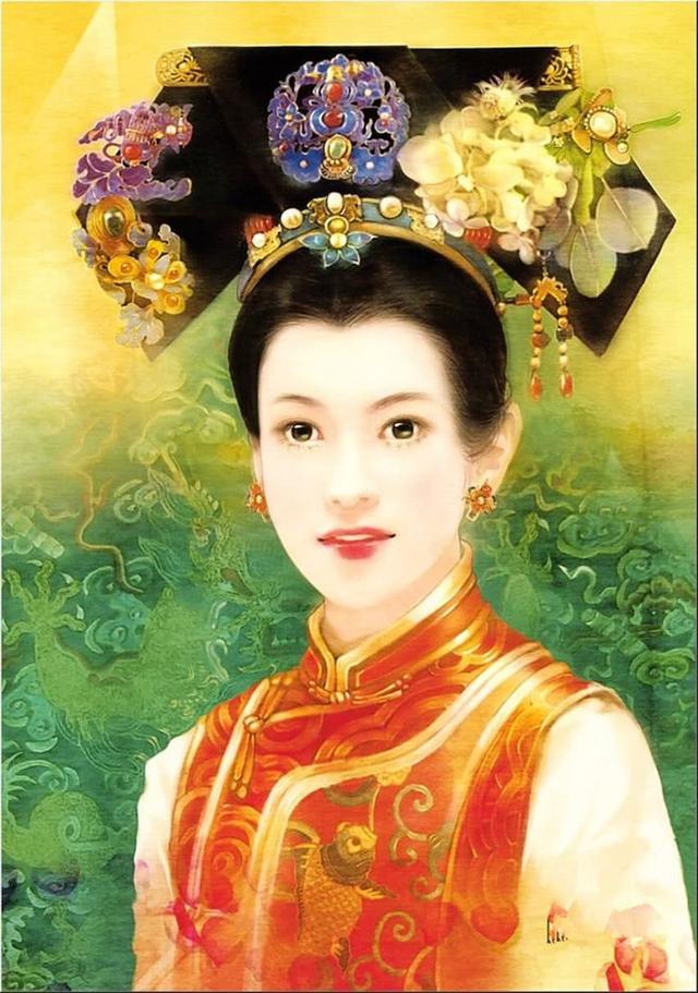 在乾隆继位之初,就因为嫡出的身份被封为固伦和敬公主