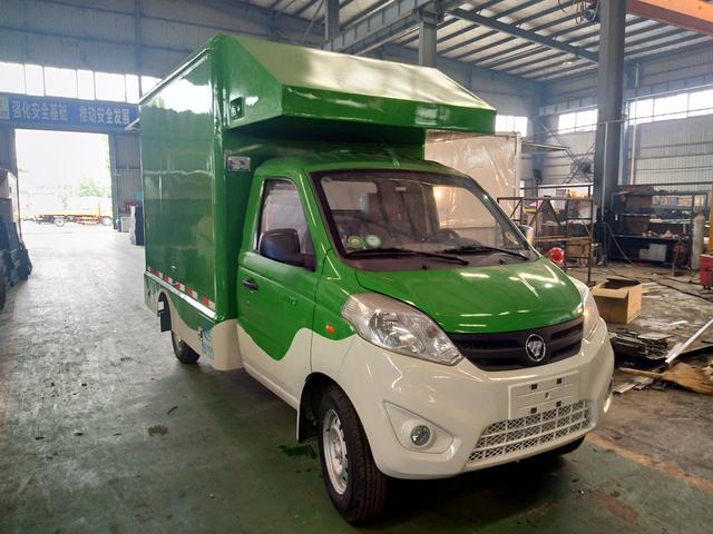 福田奥铃t3售货车整车材质可抗风雪与高温绝缘防火