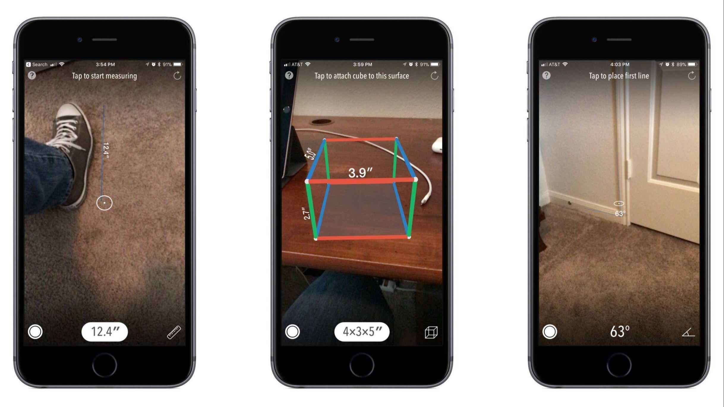 手机秒变万能尺,ar 测量应用 measure,真的挺方便!