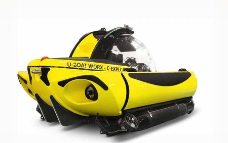 全景视野私人小型潜水艇