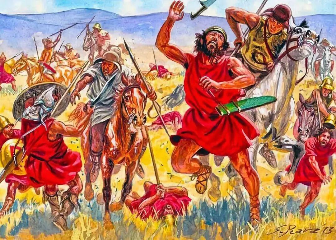 来自北方色萨利的骑兵 曾经在马拉松平原击败雅典和斯巴达步兵