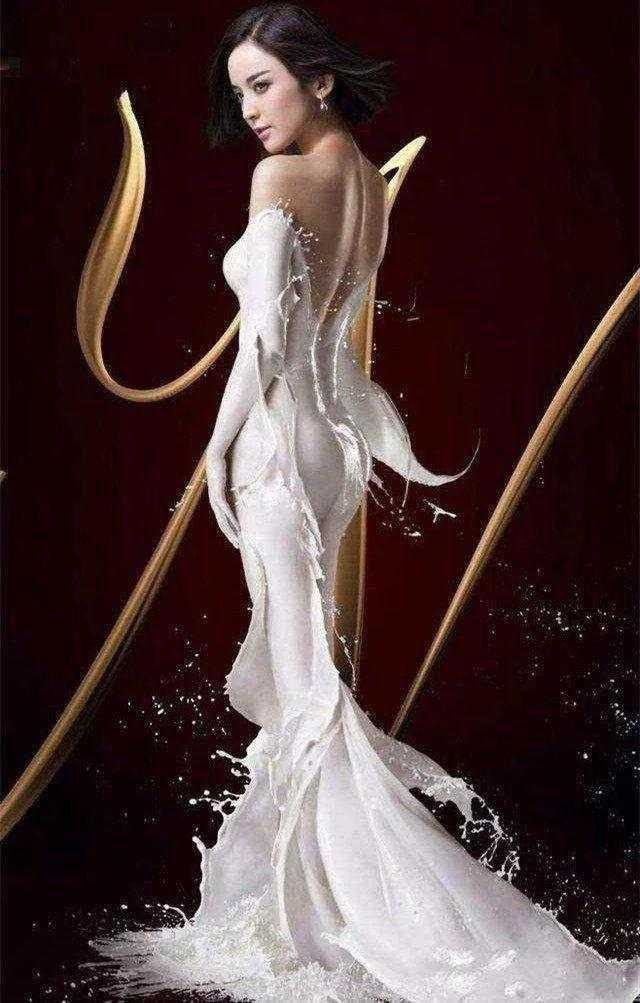 女星牛奶裙比拼, 全靠身材, 朱茵让人失望赵丽颖抢镜