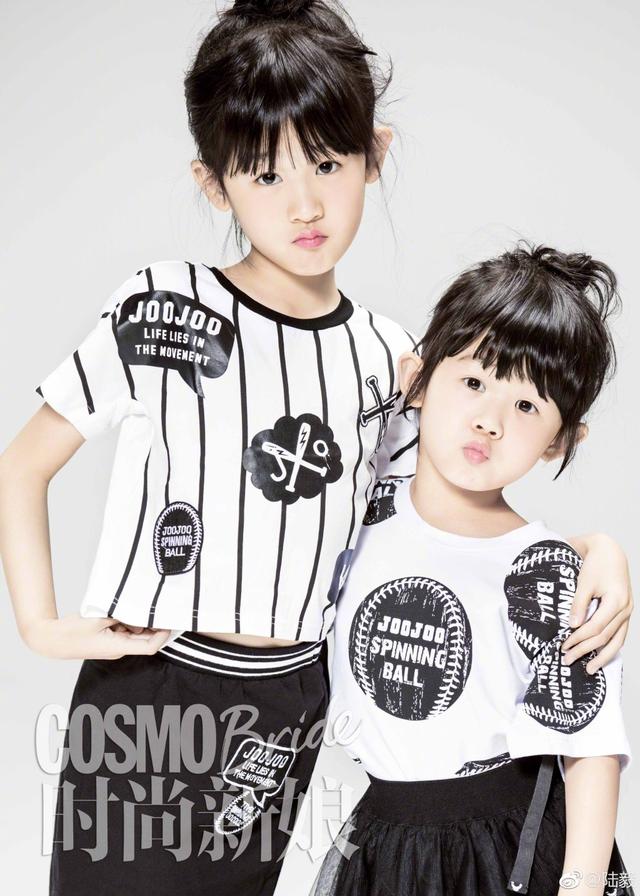 陆毅两个女儿小时候就像复制粘贴的双胞胎现在长开了差别真大