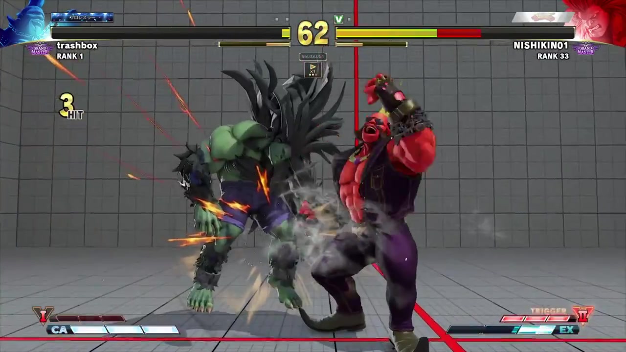 《街头霸王5街机版》世界第一巴迪vs布兰卡