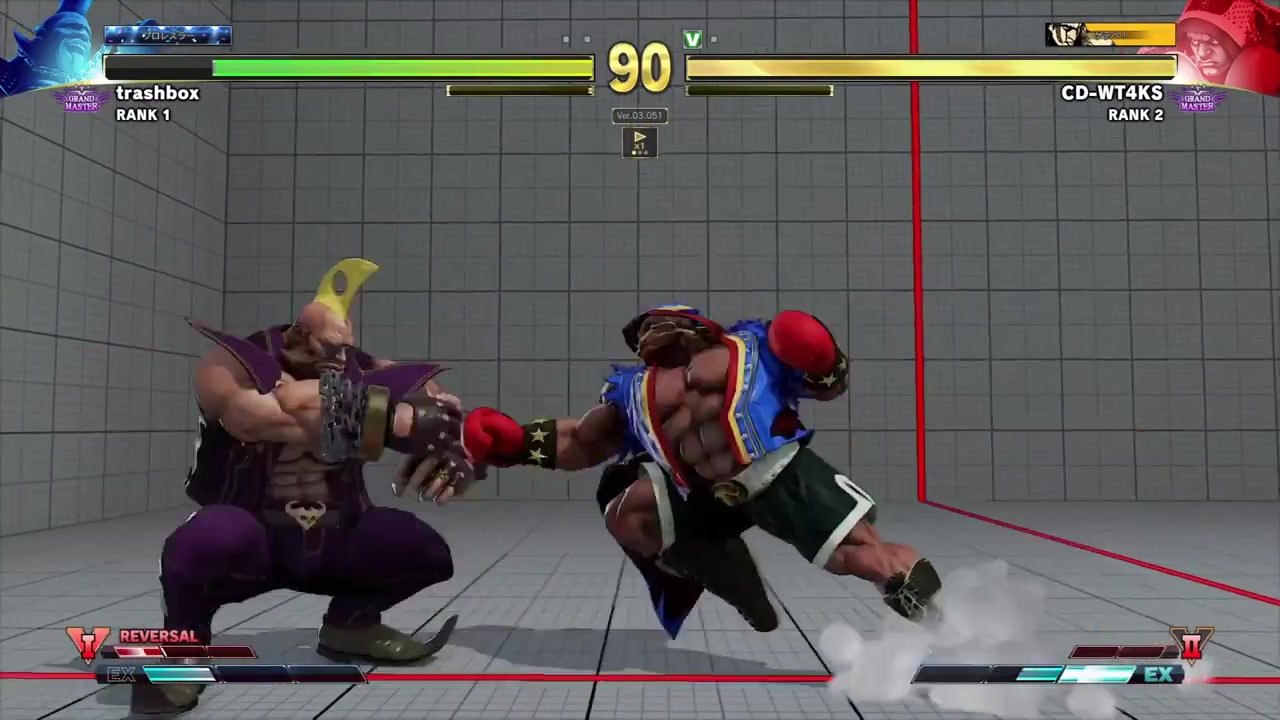 《街头霸王5街机版》世界第一巴洛克vs巴迪