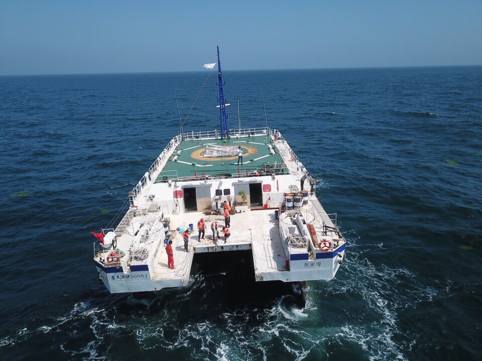 "威海南海·海梦"号海洋资源调查船进行"体检"_凤凰资讯