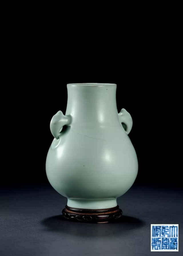 清康熙·青花七月兰花图花神杯 款识:"大清康熙年制"六字双行楷书款