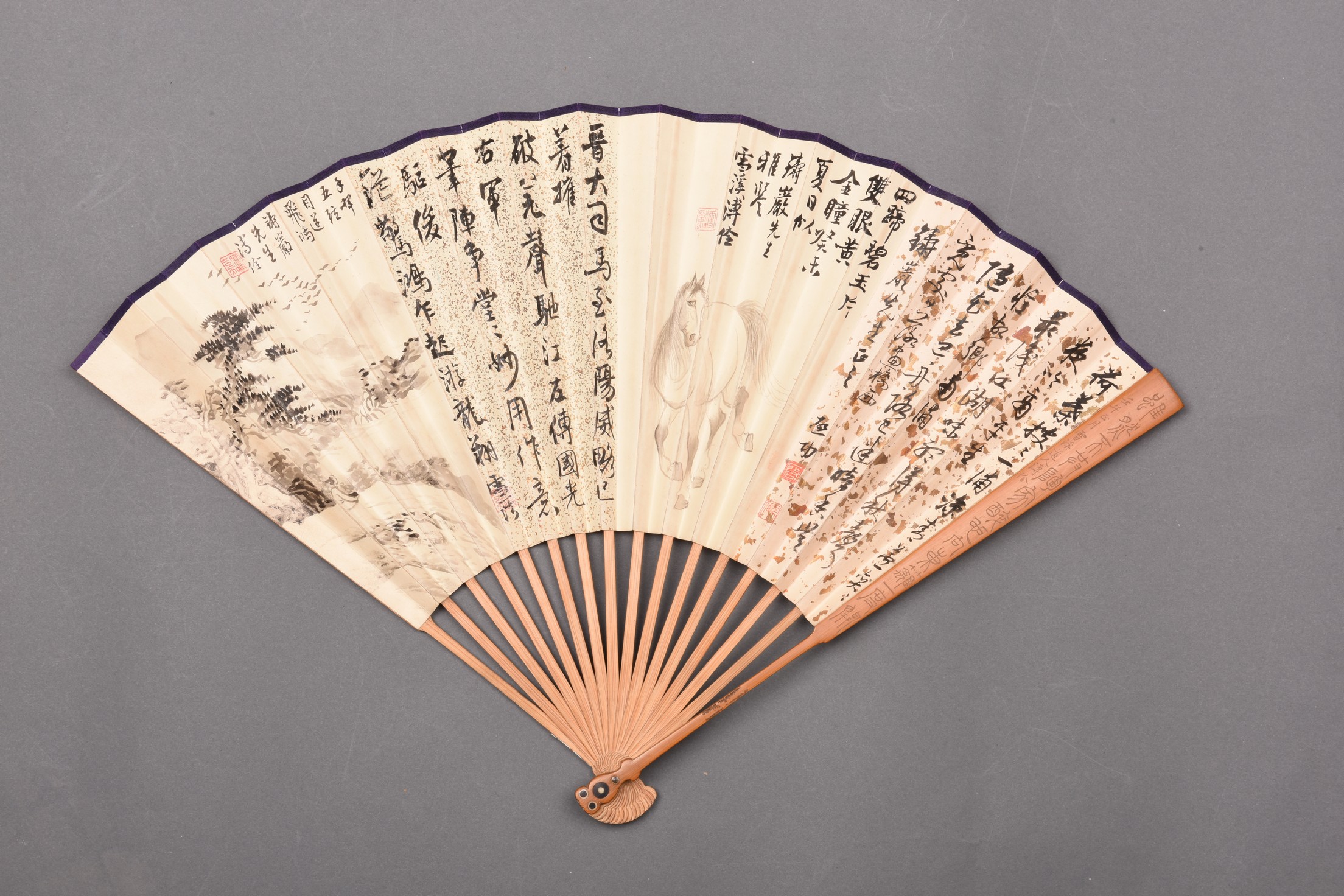 喜欢扇子吗?60多件济南成扇文物将首次对外展出_凤凰资讯