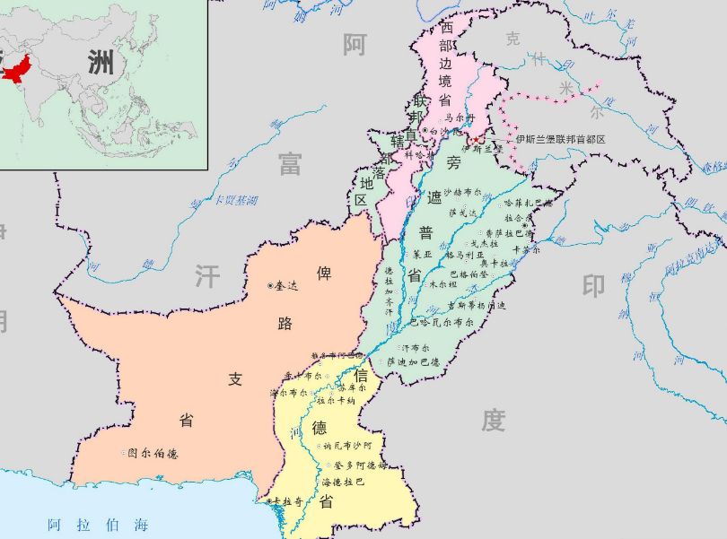 巴基斯坦国土图片